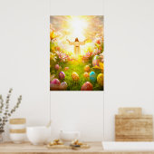 Poster Jésus Christ Résurrection de Pâques (Cuisine)