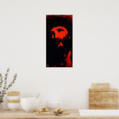 Poster Jésus Christ "rouge" (Cuisine)