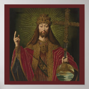 Poster Jésus Christ Sauveur du monde Benson