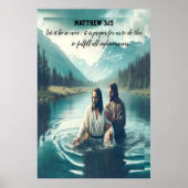 Poster Jésus Christ : Son Voyage Baptismal (Devant)