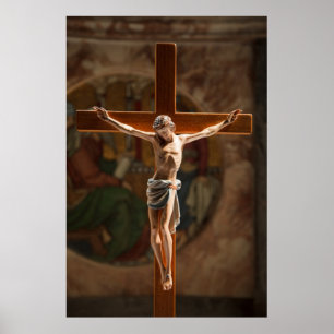 Poster Jésus-Christ sur la croix