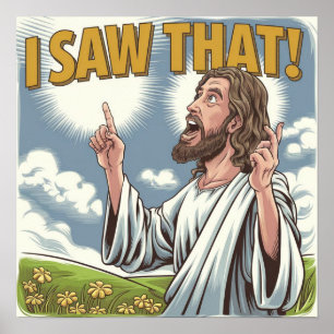 Poster Jésus-Christ vous regarde, Jésus Je l'ai vu