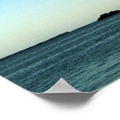 Poster Jésus & Colombe dans une Scène de Ciel Tranquille (Coin)