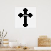 POSTER JESUS CROSS (Cuisine)