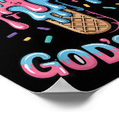 Poster Jésus Cross Dieux Aimer Enfants Christian Ice Crea (Coin)