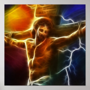 Poster Jésus Crucifixion 2