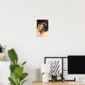Poster Jésus dans les Cosmos par Mucha AI Art généré (Bureau à domicile)