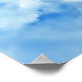 Poster Jésus dans les nuages (Coin)