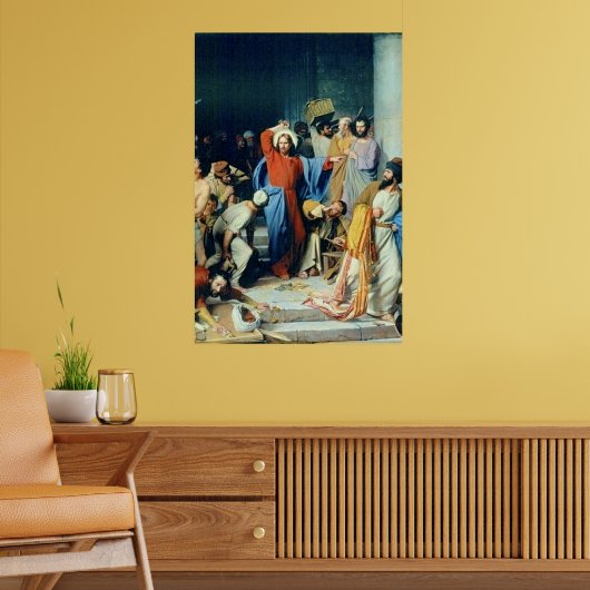 Poster Jésus Détruit Les Changeurs D'Argent (Salon 2)