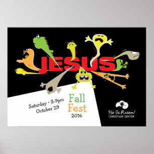 Poster Jésus effrayant