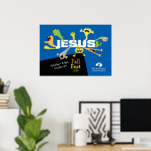 Poster Jésus effrayant (Bureau à domicile)