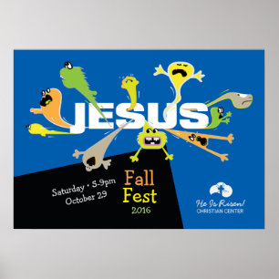 Poster Jésus effrayant