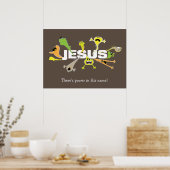Poster Jésus effrayant (Cuisine)