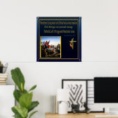 Poster Jésus enseignant (Bureau à domicile)