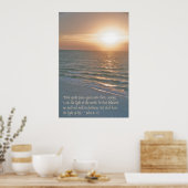 Poster Jésus est la lumière du monde (Cuisine)