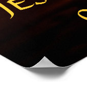 Poster JÉSUS EST LA LUMIÈRE DU MONDE... Poste religieux (Coin)