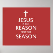 Poster Jésus est la raison de la saison (Devant)