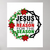 Poster Jésus est la raison de la saison (Devant)