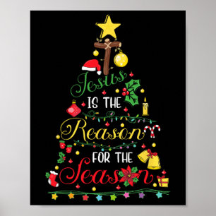 Poster Jésus Est La Raison De La Saison Foi Chrétienne