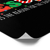 Poster Jésus Est La Raison De La Saison Foi Chrétienne (Coin)