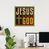 Poster Jésus est le fils de Dieu (Bureau à domicile)