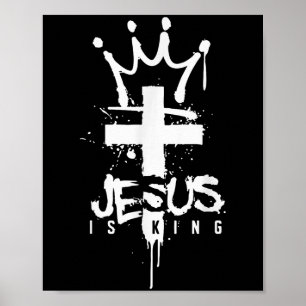 Poster Jésus est le roi chrétien