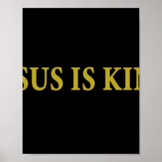 Poster Jésus est le roi Christian Pullover HoodieJésus es (Devant)