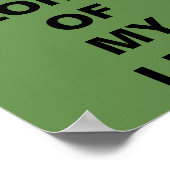 Poster "Jésus Est Le Seigneur De Ma Vie" (Coin)