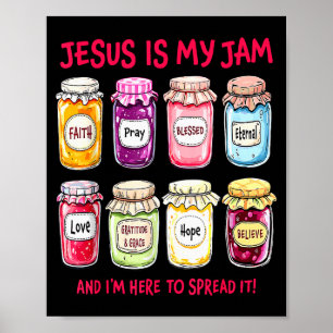 Poster Jésus est ma passion et je suis là pour la répandr