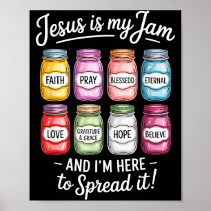 Poster Jésus Est Ma Préoccupation Je Suis Ici Pour Le Rép