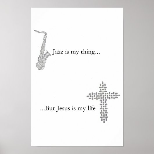 Poster Jésus est ma vie (Devant)