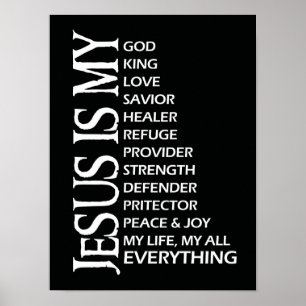 Poster Jésus est mon
