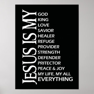 Poster Jésus est mon