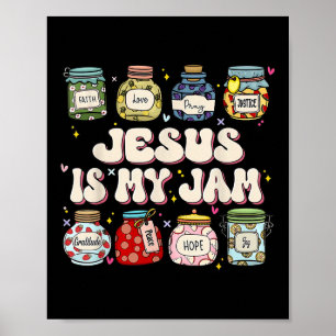 Poster Jésus Est Mon Jam Foi Chrétienne Religieux Christ