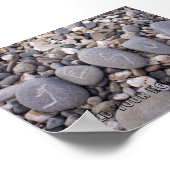 Poster Jésus est Mon Rocher. (Coin)