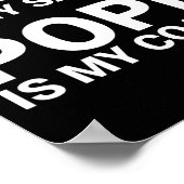 Poster Jésus Est Mon Sauveur Pape Est Mon Coach (Coin)