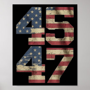 Poster Jésus Est Mon Sauveur Trump Est Mon Président Amér