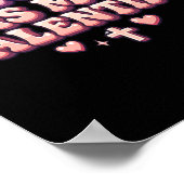 Poster Jésus est mon Valentin Mignon Design de Foi Chréti (Coin)