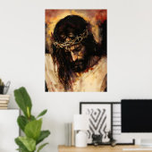 Poster Jésus Est Mort Sur La Croix (Bureau à domicile)