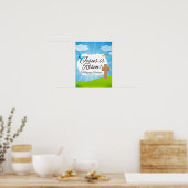 Poster Jésus est ressuscité, Pâques chrétiennes (Cuisine)