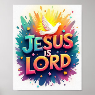 Poster Jésus est Seigneur