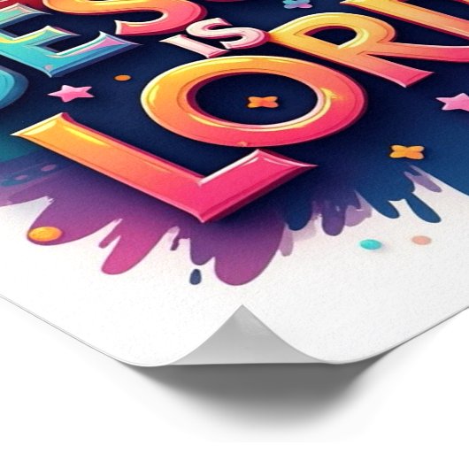 Poster Jésus est Seigneur (Coin)