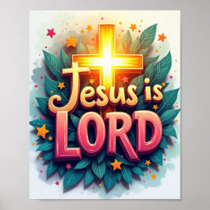 Poster Jésus est Seigneur