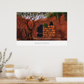 Poster Jésus est vivant (Cuisine)