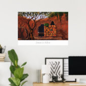 Poster Jésus est vivant (Bureau à domicile)