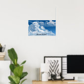 Poster Jésus et l'Agneau (Bureau à domicile)