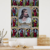 Poster Jésus et les 12 Apôtres (Cuisine)