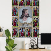 Poster Jésus et les 12 Apôtres (Bureau à domicile)