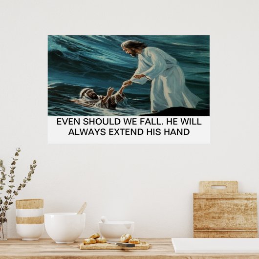 Poster Jesus et Peter (Cuisine)