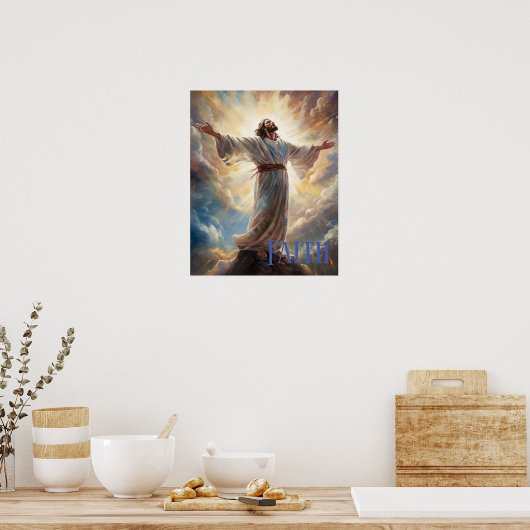 Poster Jesus Faith (Cuisine)